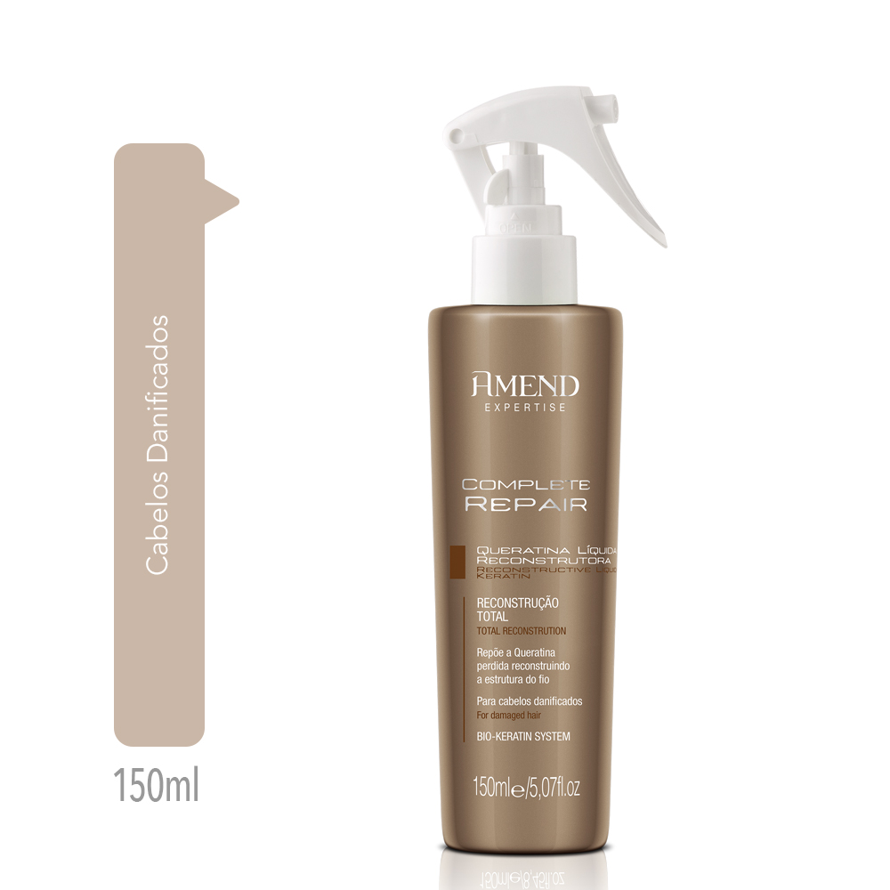 Queratina Líquida Reconstrutora Amend Expertise Complete Repair 140ml